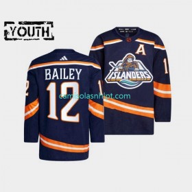 Camiseta New York Islanders Josh Bailey 12 Adidas 2022-2023 Reverse Retro Marinha Authentic - Criança